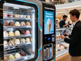 De Soft Serve a Gelato: Cómo las máquinas expendedoras están ampliando sus ofertas premium